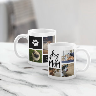 Mug Cute Dog Mom Pet Photo Collage