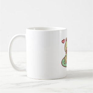 Mug Cute Frog Aime Boire Du Thé De Bulle