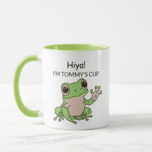 Mug Cute Frog Green et Lime Funny