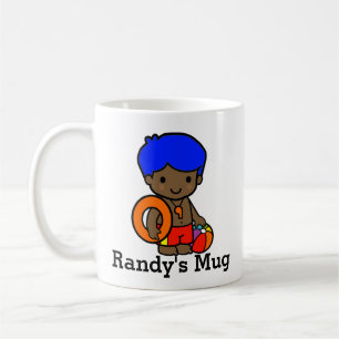 Mug Cute Gardien avec Lifesaver et Beach ball