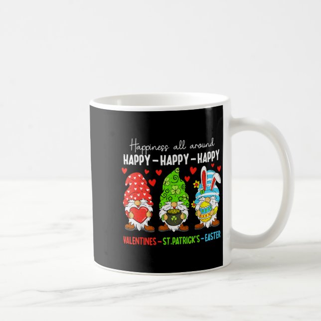 Mug Cute Gnome Happy Valentines St Patricks Easter Hol (Droite)