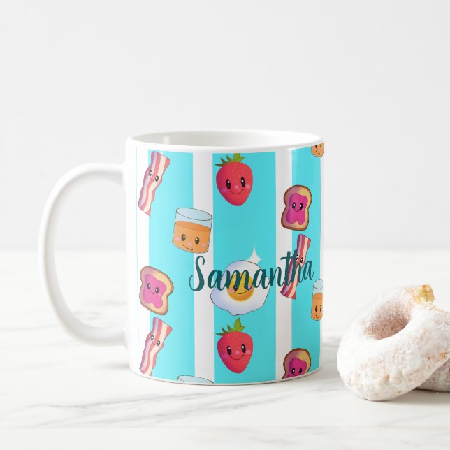 Mug Cute Good Morning Délicieux Petit Déjeuner (Avec donut)