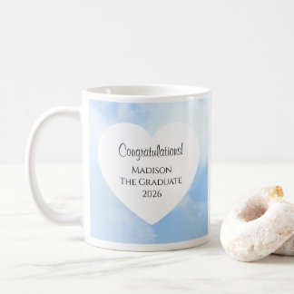 Mug Cute Graduation 2026 Congratulations Message Heart