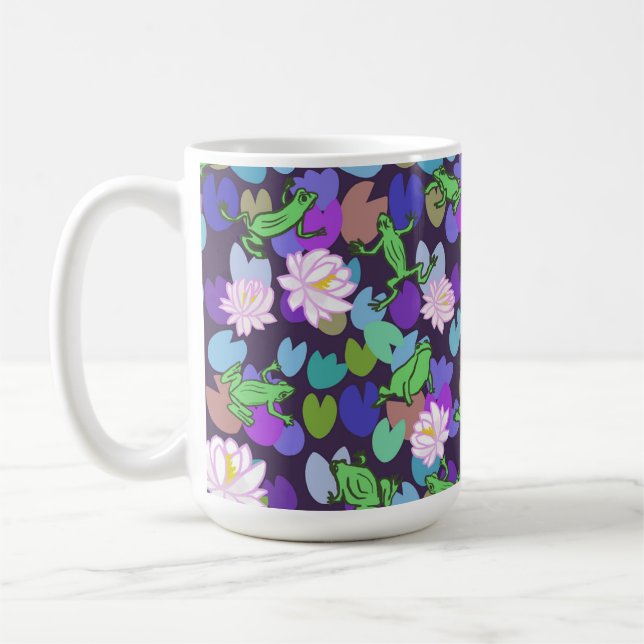 Mug Cute grenouille art tendance froggy esthétique (Gauche)