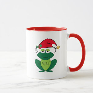 Mug Cute Grenouille de Noël