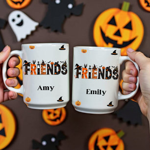 Mug Cute Halloween Amis Graphique Nom Personnalisé