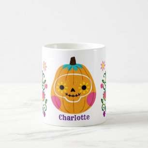 Mug Cute Halloween Citrouille crâne sucre
