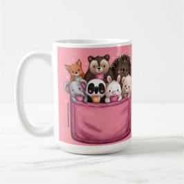 Mug Cute Kawaii Animal Watercolor Illustration