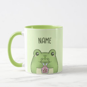 Mug Cute Kawaii Cartoon Frog Bubble Tea