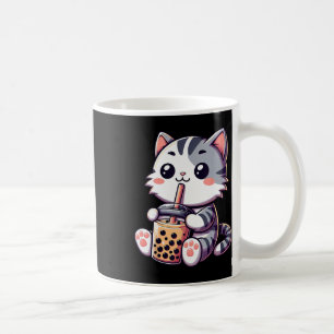 Mug Cute Kawaii Chat Boba Bubble Thé Lait Anime Neko K