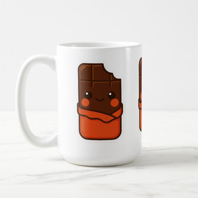 Mug Cute Kawaii Chocolat Bar (Gauche)