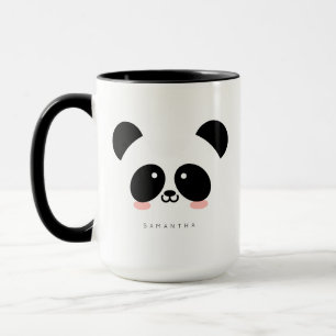 Mug Cute Kawaii Panda   Add Your Name