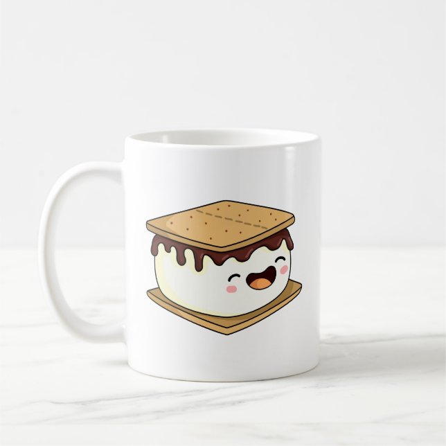 Mug Cute Kawaii Smore (Gauche)