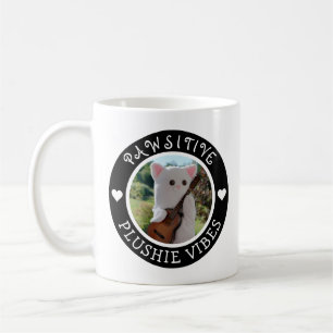 Mug Cute Kawaii Vibes en Plushie Pawsitive Noire Photo