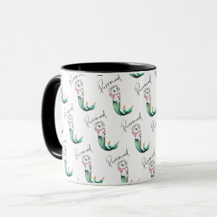 Mug Cute Kitten Purrmaid - Fun Mermaid Design de chat