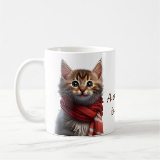 Mug Cute Kitten Warm Hug