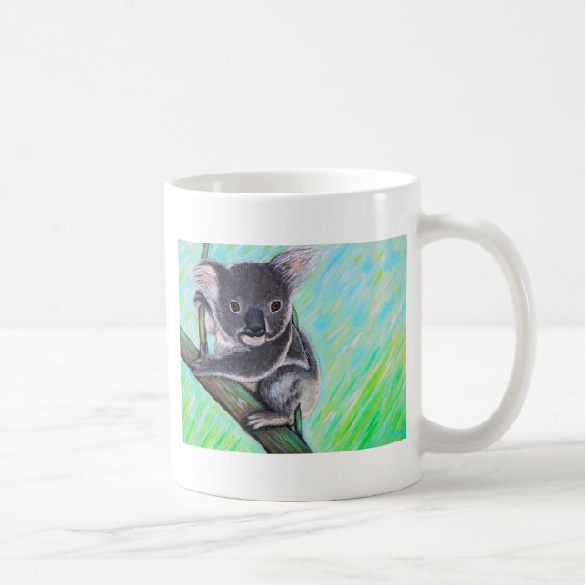 Mug Cute Koala Peinture (Droite)
