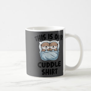 Mug Cute loutres câlinant c'est notre câlin