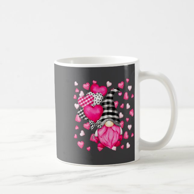 Mug Cute Love Heart Pattern For Her Nk Valentines Gnom (Droite)