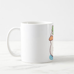 Mug Cute Lucky Ducky Four Leaf Clover