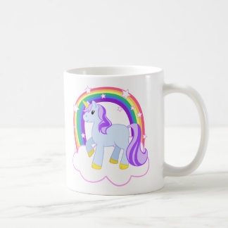Mug Cute Magical Unicorn avec arc-en-ciel (personnalis