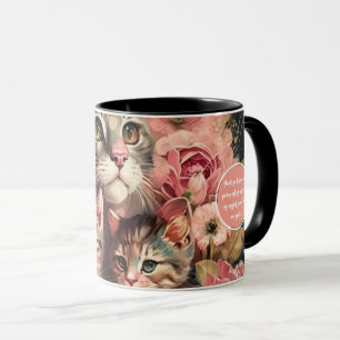 Mug Cute Mama Chat et Kittens Musique féminine