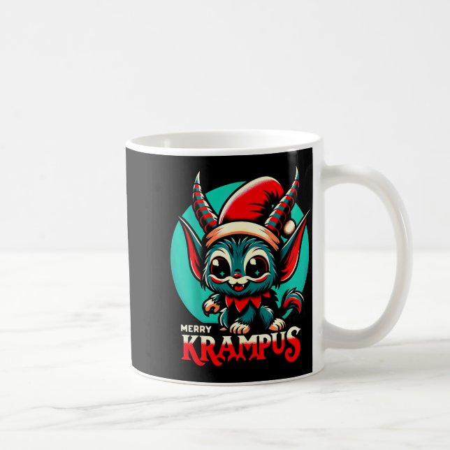 Mug Cute Merry Krampus Christmas Holiday 30’s Retro Ca (Droite)