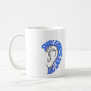 Mug Cute Microtia bleu et rose