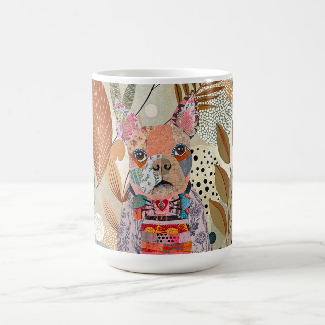 Mug Cute Mixte Média Boston Terrier Chien (Centre)