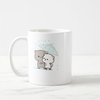 Mug Cute Mochi Peach Cat