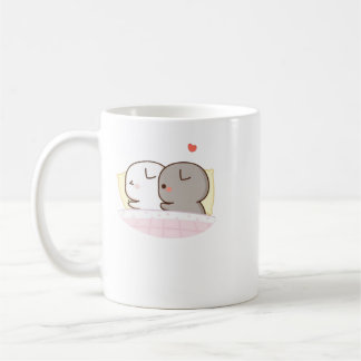 Mug Cute Mochi Peach Cat