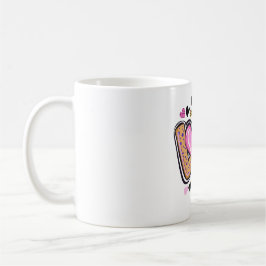 Mug Cute Modern Artsy LOVE - Saint Valentin