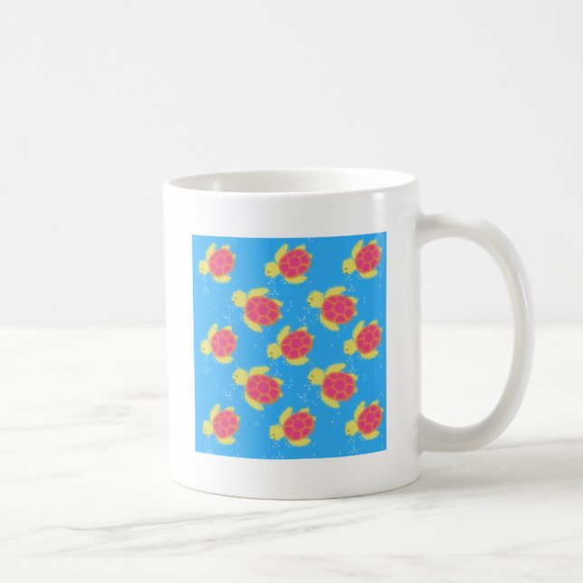 Mug Cute Motif de tortue de mer (Droite)
