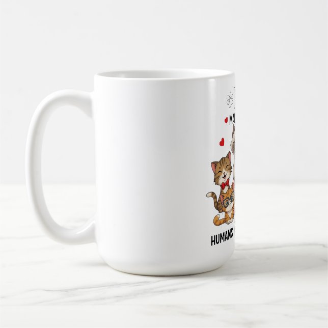 Mug Cute Pack of Happy Cats (Gauche)