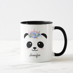 Mug Cute panda reine personnalisée