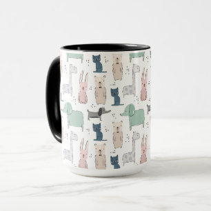 Mug Cute Pastel Baby Motif animal