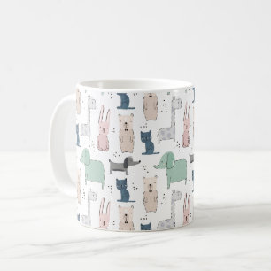 Mug Cute Pastel Baby Motif animal