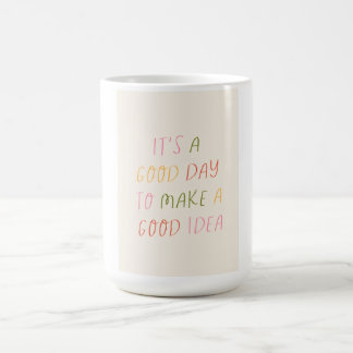 Mug Cute Pastel Hand Lettering Motivational Quote Art
