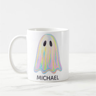 Mug Cute Pastel Rainbow Ghost   Éffrayant esthétique