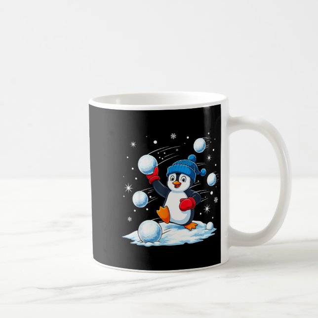 Mug Cute Penguin Christmas Pajamas Shirt Boys, Penguin (Droite)