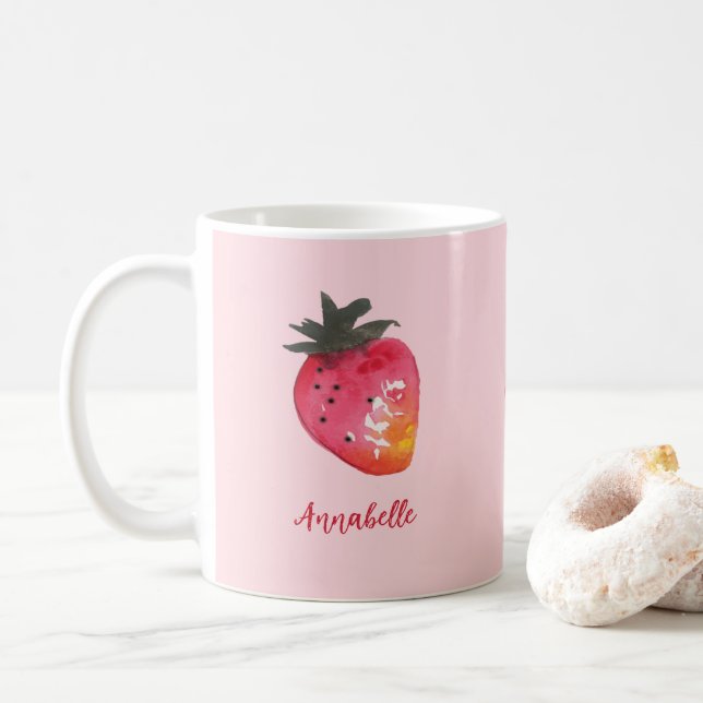 Mug Cute personnalisée Saint-Valentin (Avec donut)