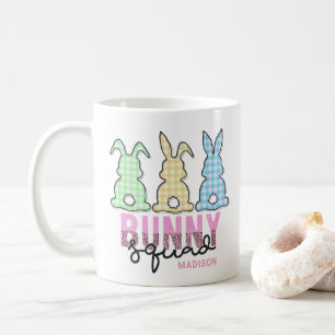 Mug Cute Plaid Lapin Squad Rabbit Personnalisé
