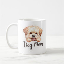 Cute Puppy Dog Mom Design 