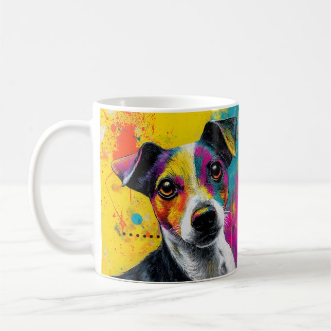 Mug Cute Puppy Funny Dog Mixed Media Animal Pet (Gauche)