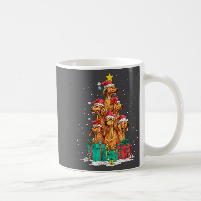 Mug Cute Rhodesian Ridgeback Le Dog Christmas Tree Xma (Droite)
