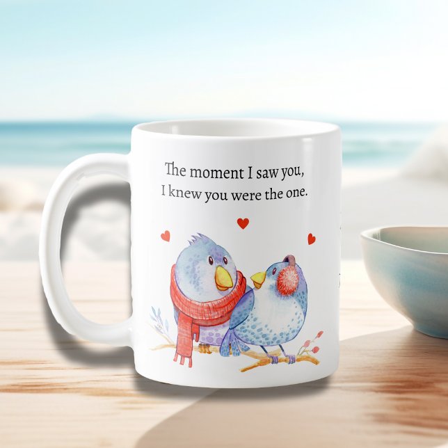 Mug Cute Romantic Love Birds Valentine's Day (Créateur téléchargé)