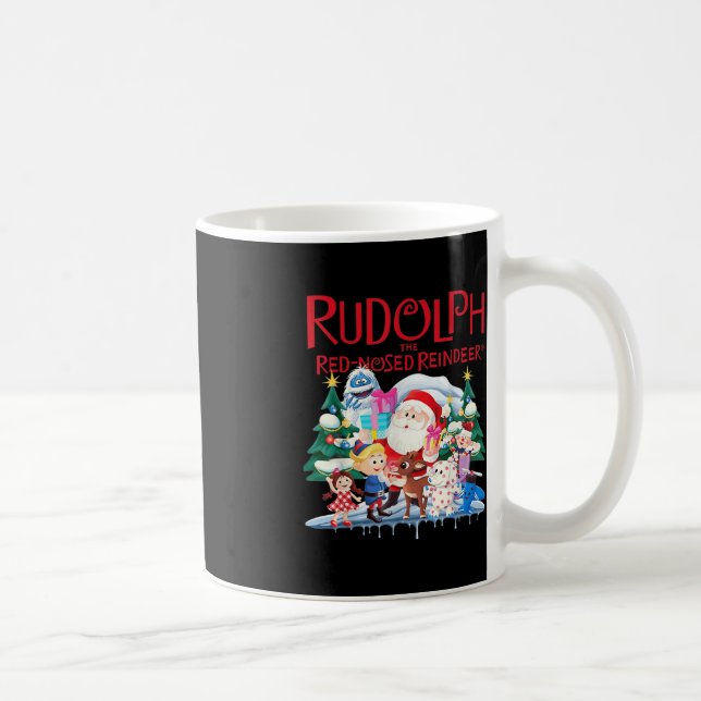 Mug Cute Rudolph Le Renne Rouge Nosé Spécifications de (Droite)