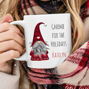 Mug Cute Rustique Personnalisé Noël Gnome Elf