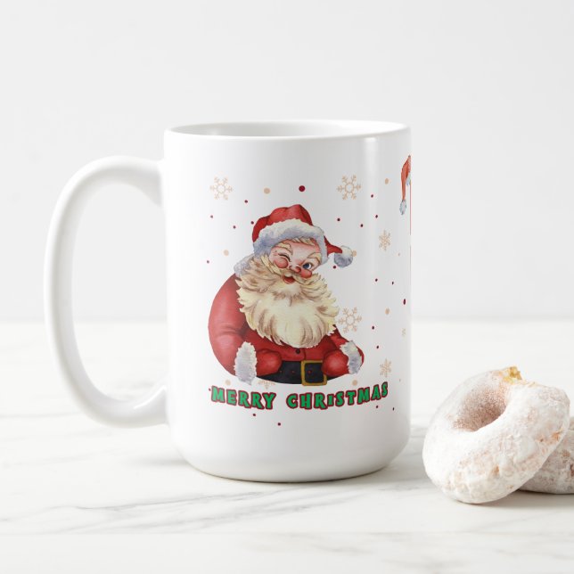 Mug Cute Santa 45 cl (Avec donut)