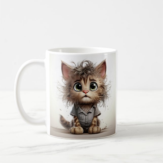 Mug Cute Sassy Kitten (Gauche)
